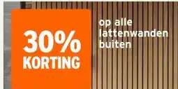 GAMMA op alle lattenwanden buiten aanbieding
