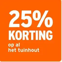 GAMMA op al het tuinhout aanbieding