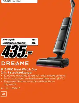MediaMarkt Bekijk Dreame 2-in-1 steelstofzuiger aanbieding