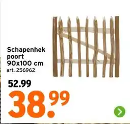 GAMMA Schapenhek poort 90x100 cm aanbieding