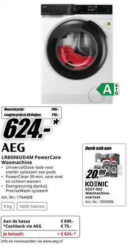 MediaMarkt Bekijk AEG Wasmachine aanbieding