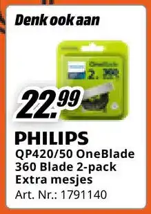 MediaMarkt Bekijk Philips Extra mesjes aanbieding