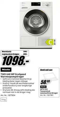 MediaMarkt Bekijk Miele Warmtepompdroger aanbieding