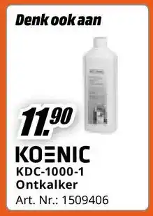 MediaMarkt Bekijk Koenic Ontkalker aanbieding
