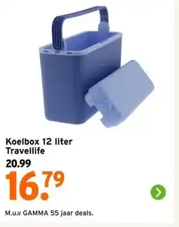 GAMMA Koelbox 12 liter Travellife aanbieding