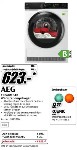 MediaMarkt Bekijk AEG Warmtepompdroger aanbieding
