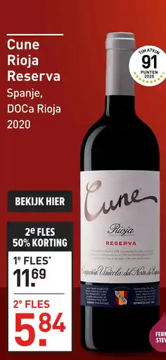 Gall & Gall Cune Rioja Gran Reserva 75CL aanbieding