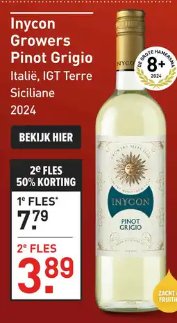 Gall & Gall Inycon Growers Pinot Grigio 75CL aanbieding