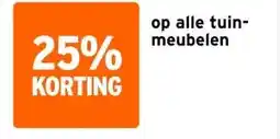 GAMMA op alle tuin- meubelen aanbieding