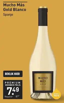 Gall & Gall Mucho Mas Gold Blanco 75CL aanbieding