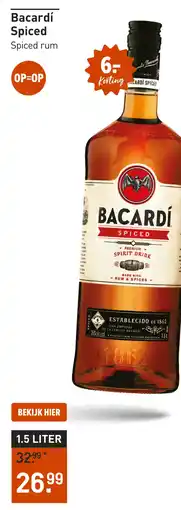 Gall & Gall Bacardí Spiced 150CL aanbieding