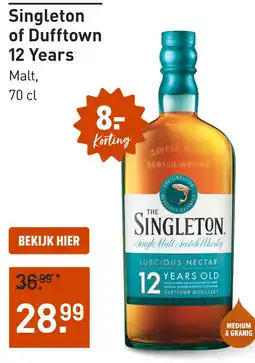 Gall & Gall Singleton of Dufftown 12 Years 70CL aanbieding
