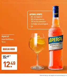 Gall & Gall Aperol 70CL aanbieding