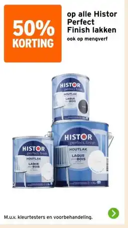 GAMMA op alle Histor Perfect Finish lakken aanbieding