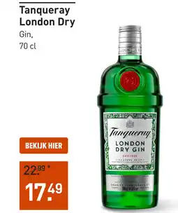 Gall & Gall Tanqueray London Dry 70CL aanbieding