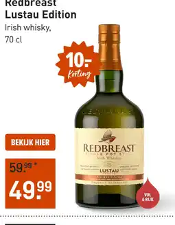 Gall & Gall Redbreast Lustau Edition 70CL aanbieding