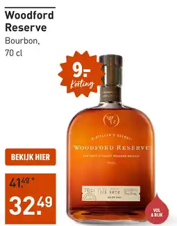 Gall & Gall Woodford Reserve 70CL aanbieding
