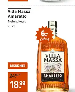 Gall & Gall Villa Massa Amaretto 70CL aanbieding