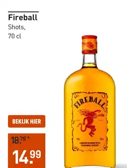 Gall & Gall Fireball 70CL aanbieding