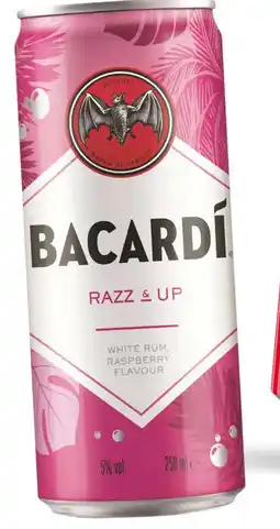Gall & Gall Bacardí Razz & Up 25CL aanbieding