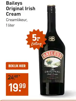 Gall & Gall Baileys Original Irish Cream 100CL aanbieding
