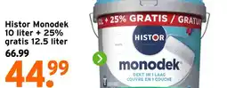GAMMA Histor Monodek 10 liter +25% gratis 12.5 liter aanbieding