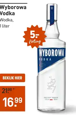 Gall & Gall Wyborowa Vodka 100CL aanbieding
