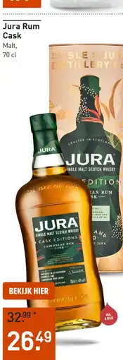 Gall & Gall Jura Rum Cask 70CL aanbieding
