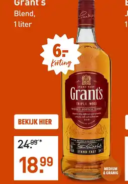 Gall & Gall Grant's 100CL aanbieding