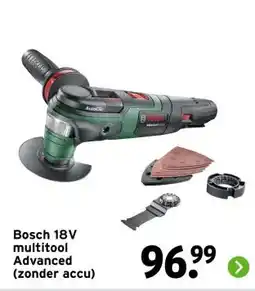 GAMMA Bosch 18V multitool Advanced (zonder accu) aanbieding