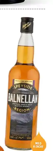 Gall & Gall Balnellan Speyside single malt 70CL aanbieding