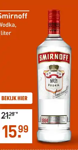 Gall & Gall Smirnoff 100CL aanbieding