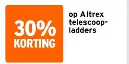 GAMMA op Altrex telescoop- ladders aanbieding