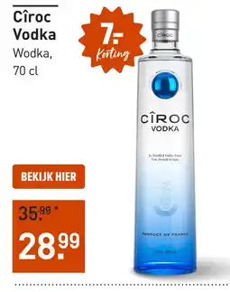 Gall & Gall Cîroc Vodka 70CL aanbieding
