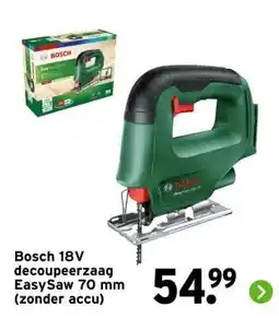 GAMMA Bosch 18V decoupeerzaag EasySaw 70 mm (zonder accu) aanbieding