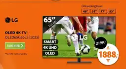 Expert LG OLED EVO 4K 65G56LS (2025) aanbieding
