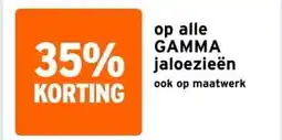 GAMMA op alle GAMMA jaloezieën aanbieding
