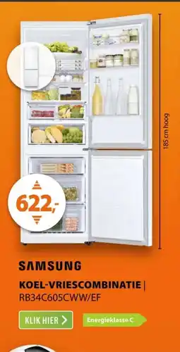 Expert Samsung RB34C605CWW/EF aanbieding