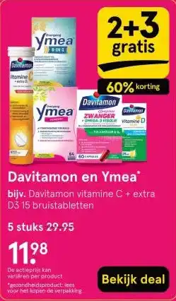 Etos Davitamon en Ymea aanbieding