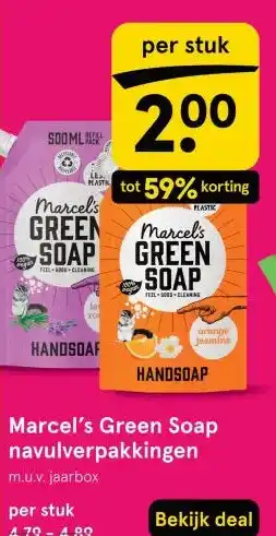 Marcel's Green Soap navulverpakkingen