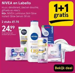 Etos NIVEA en Labello aanbieding