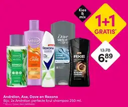 DA Andrélon, Axe, Dove en Rexona aanbieding