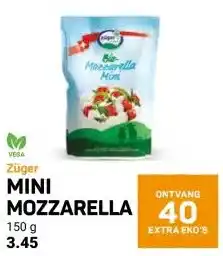 Ekoplaza MINI MOZZARELLA aanbieding