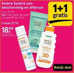 Etos Ambre Solaire zon- bescherming en aftersun aanbieding