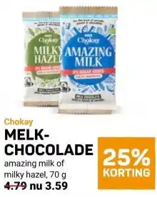 Ekoplaza MELK- CHOCOLADE aanbieding