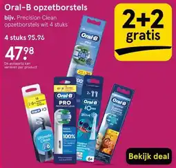 Etos Oral-B opzetborstels aanbieding