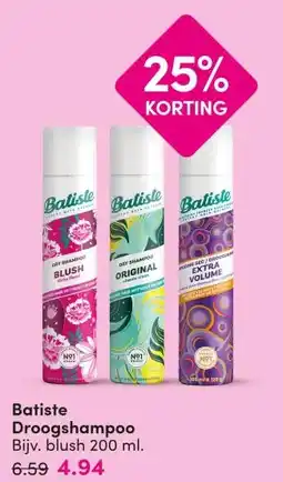 DA Batiste Droogshampoo aanbieding