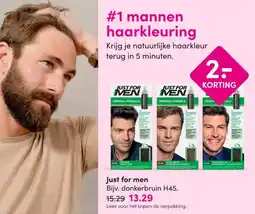 DA Just for men aanbieding