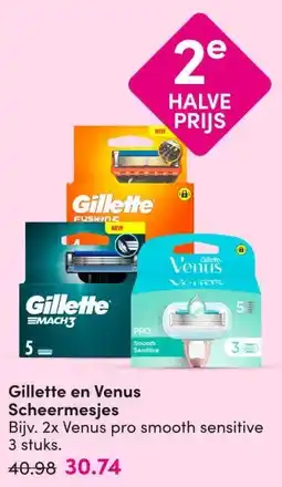 DA Gillette en Venus Scheermesjes aanbieding