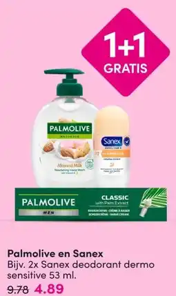 DA Palmolive en Sanex aanbieding